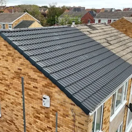 Recent roof project completed in Mansfield