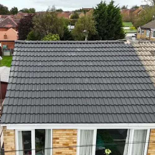 Recent roof project completed in Mansfield