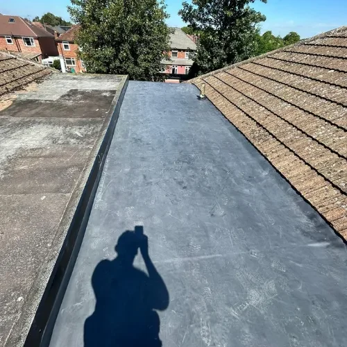Recent roof project completed in Mansfield
